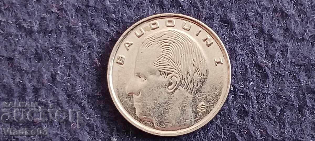 Belgia 1 franc 1991 cu preț € 0.08 | 0.16 BGN