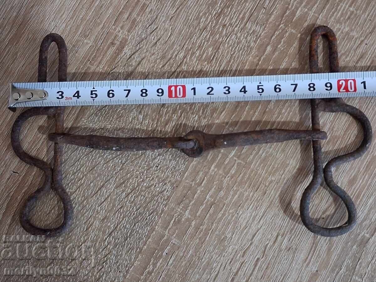 Παλιά σφυρήλατα χαλινάρια αλόγου από σφυρήλατο σίδερο - 5