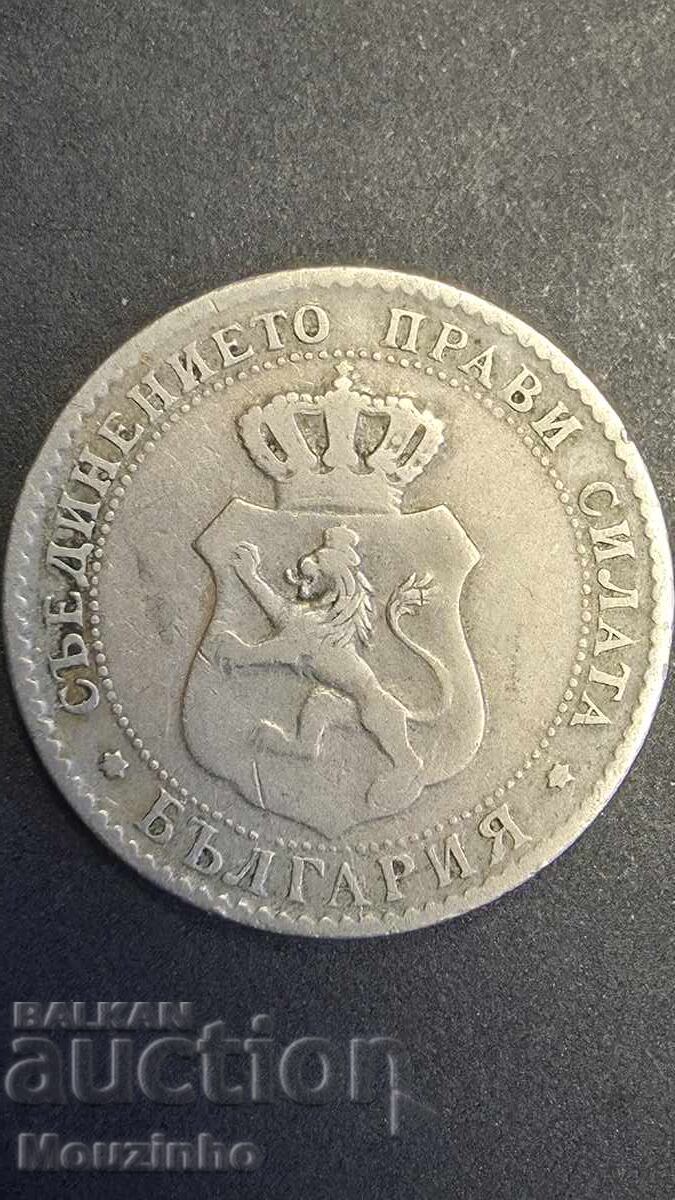 20 stotinki 1888 Principatul Bulgariei 7 cu preț € 30.00 | 58.68 BGN