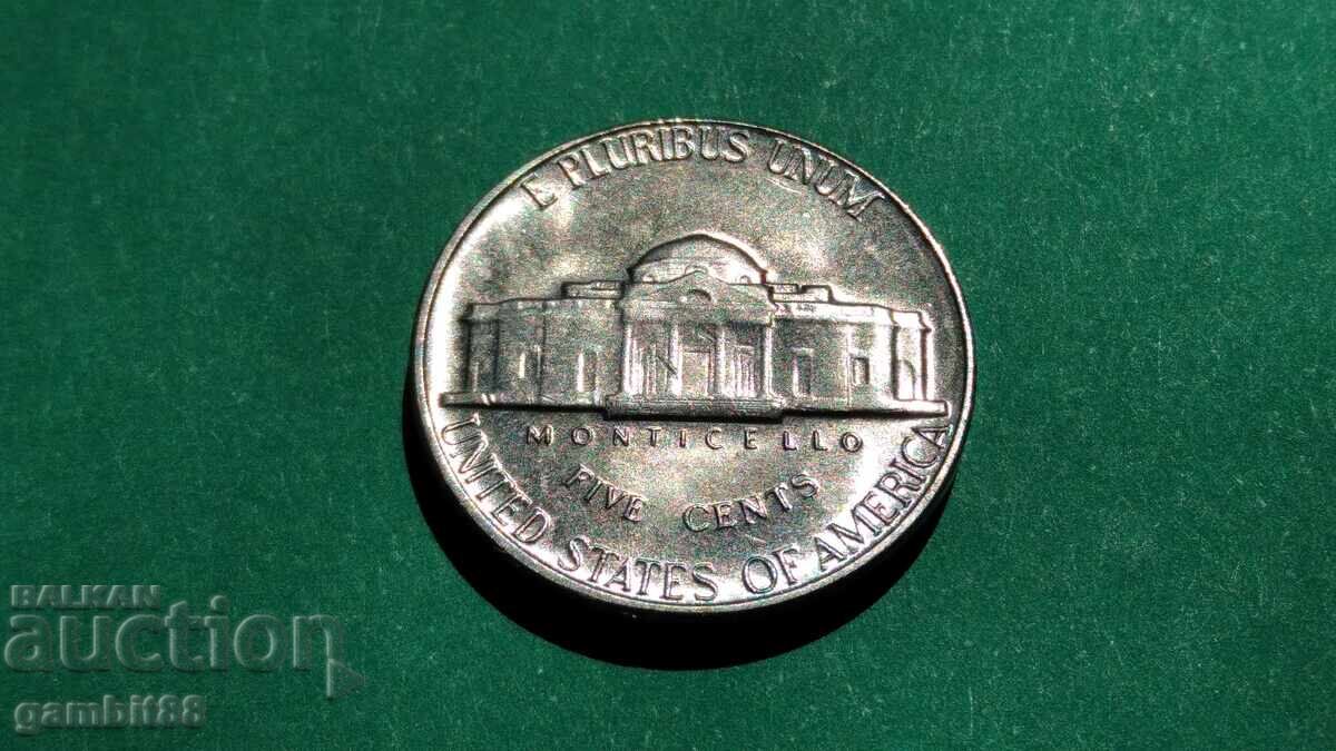 5 cenți 1968 S SUA-UNC cu preț € 1.00 | 1.96 BGN