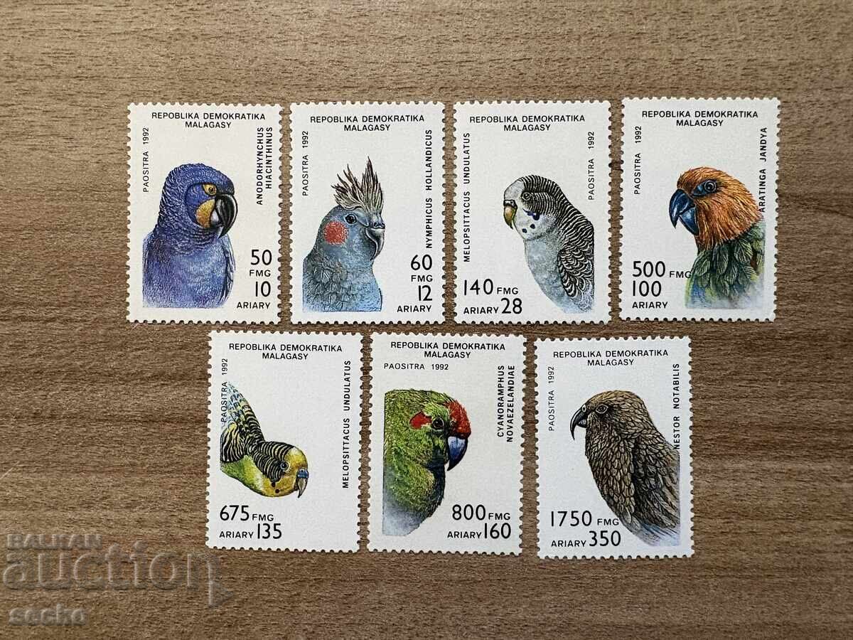 Madagascar - Parrots (1993) MNH