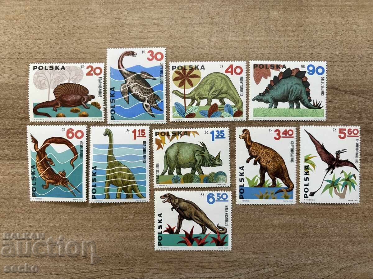Polonia - Animale Preistorice (1965) MNH