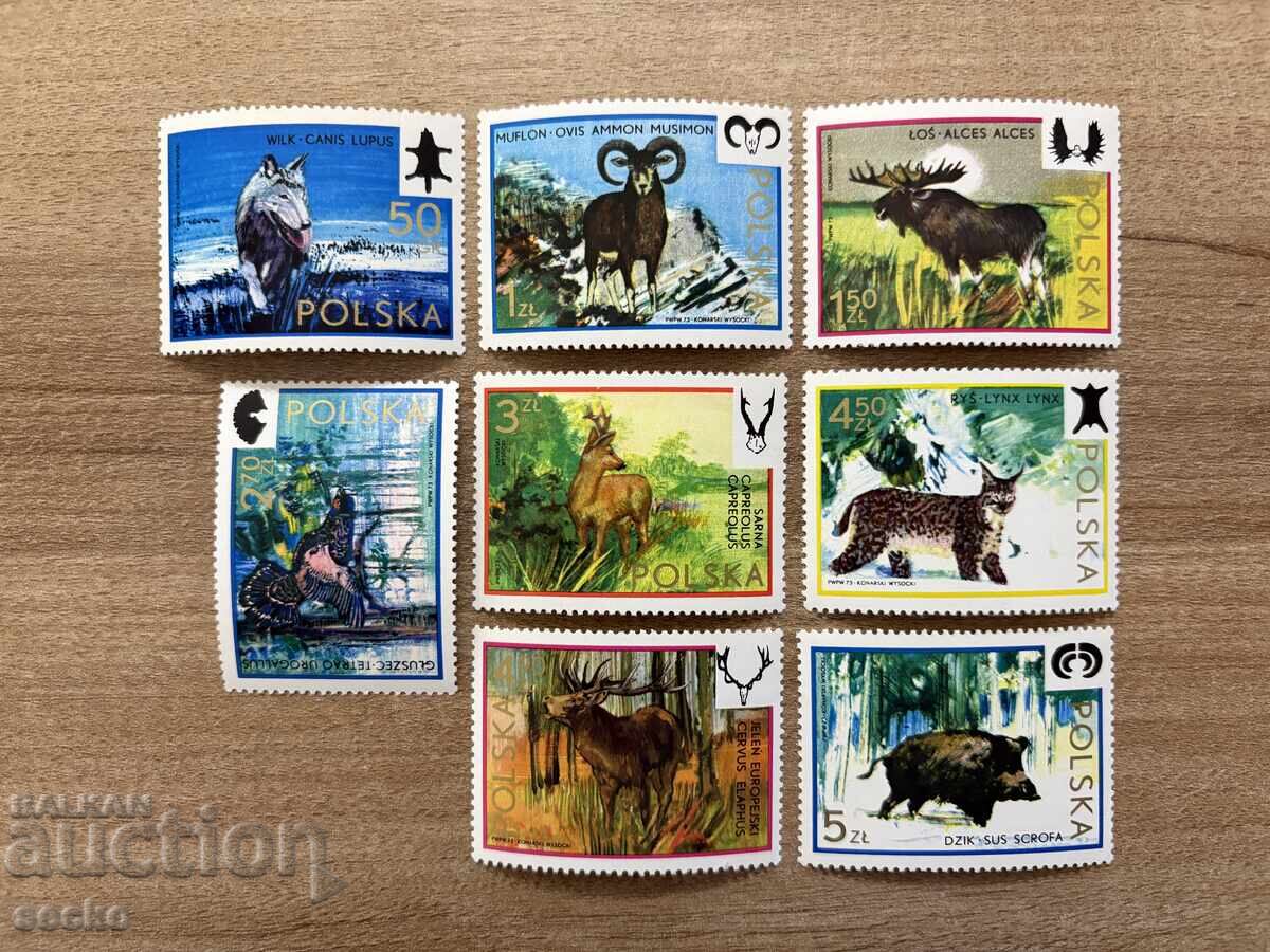 Πολωνία - Τοπικά θηράματα (1973) MNH