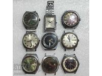 LOT de 9 ceasuri sovietice Slava URSS BZCh