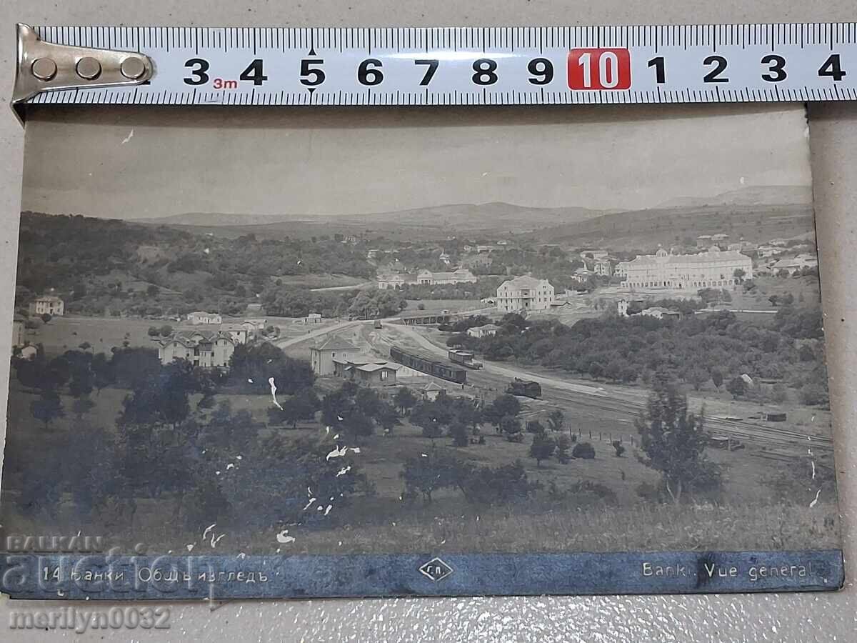 Снимка пощенска картичка Банкя 1928 г Общ изглед - 5