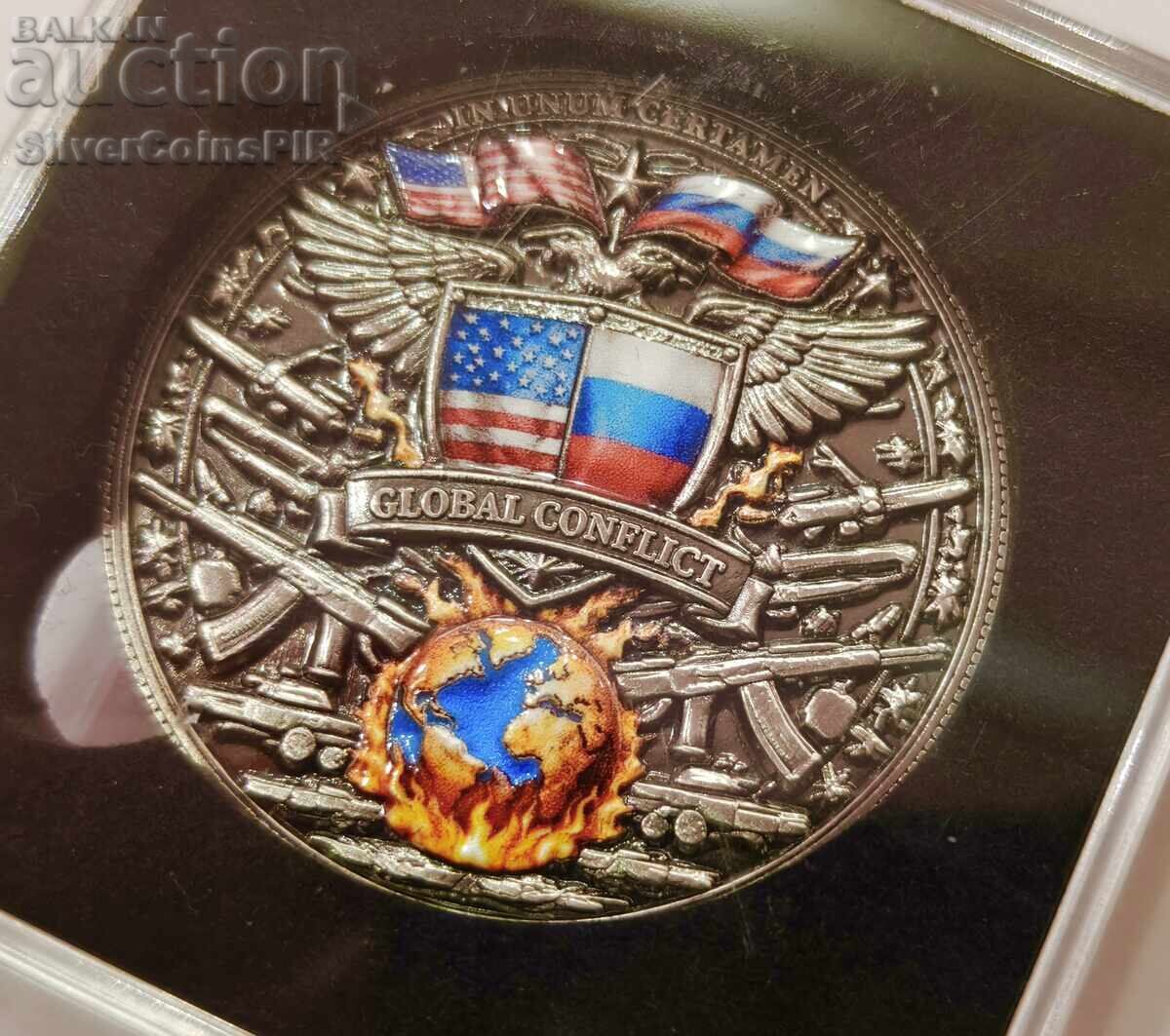 Μετάλλιο 1 oz ΗΠΑ εναντίον Ρωσίας 2026 - 6