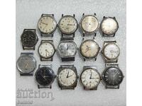 LOT 14 Σοβιετικά Ρολόγια Pobeda ZIM Moskva Luch Zarya Chaika