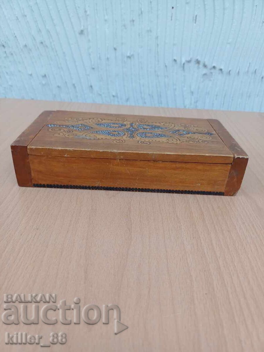 Old wooden box