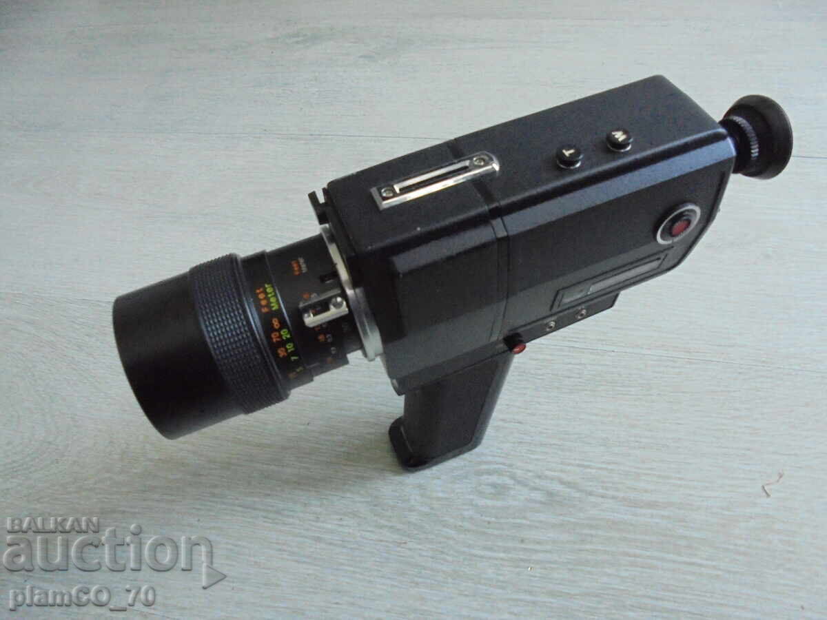 Nr. 8579 Cameră de filmat vintage NALCOM Super 8 + geantă originală - 6