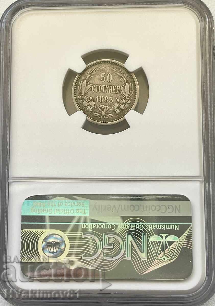 50 de cenți 1883 cu preț € 89.00 | 174.07 BGN