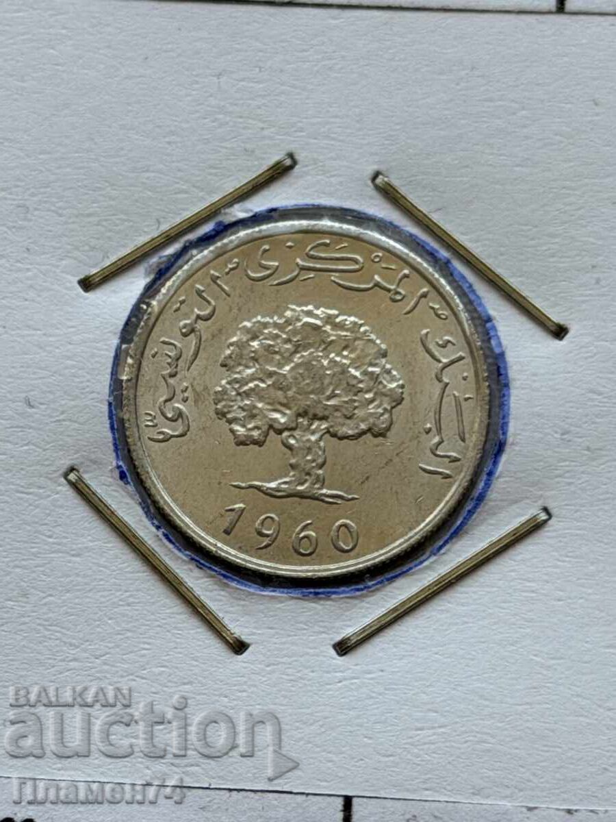 1 milim 1960 Tunisia