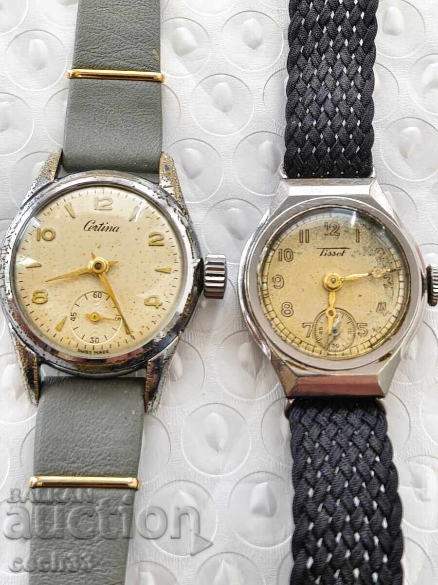 Ceasuri mecanice - Tissot & Certina - funcționale