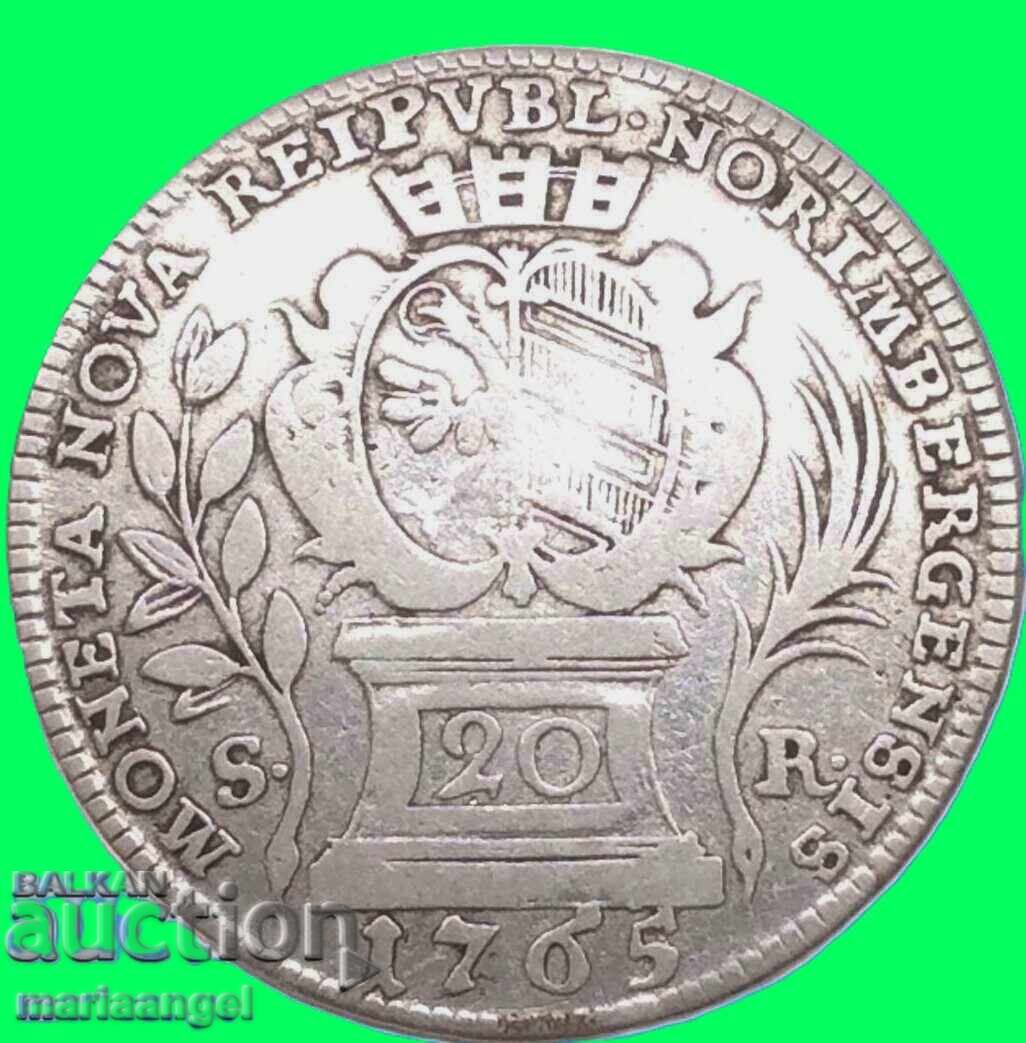 20 κρόιτσερ 1765 Γερμανία Νυρεμβέργη - ΗΠΑ - 7