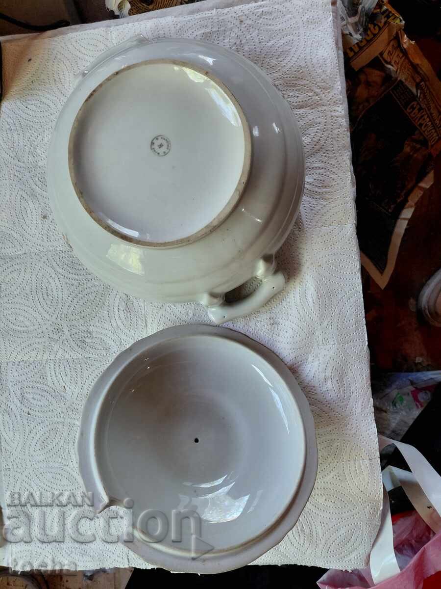 Porțelan vechi bulgăresc, supieră - 6