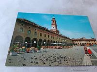 Carte poștală Turnul Pieței Ducale din Vigevano de Bramante