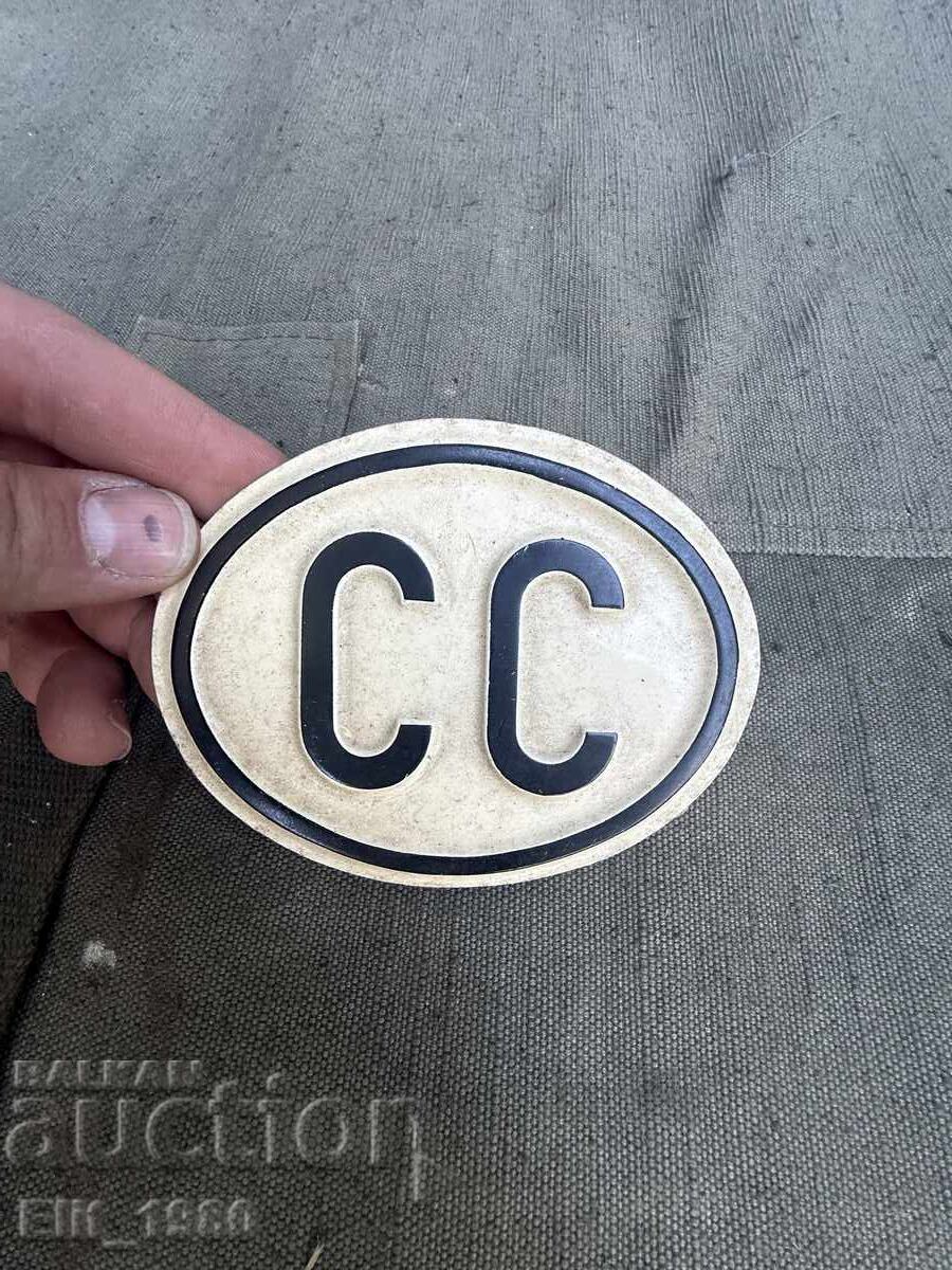 Licitație Plăcuță germană pentru motocicletă/mașină