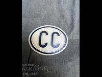 Γερμανική πινακίδα για μοτοσυκλέτα/αυτοκίνητο