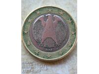 1 euro 2002 Germany letter J