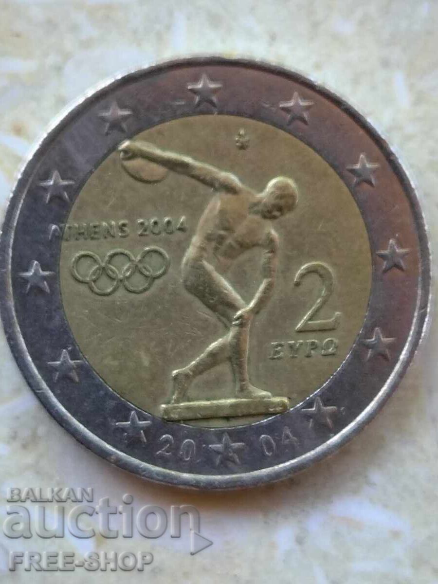 2 ευρώ 2004 Ελλάδα Ολυμπιακοί Αγώνες