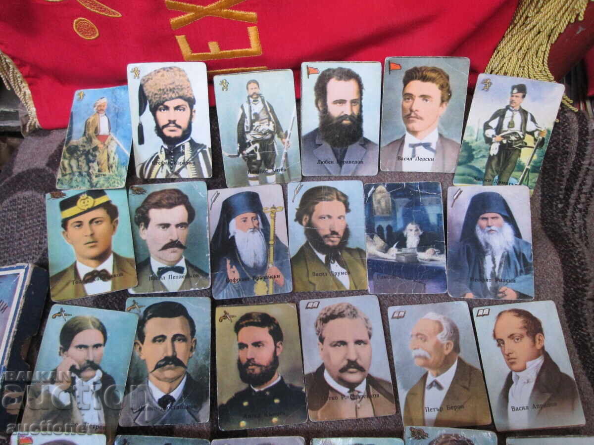 Delivery of OLD PLAYING CARDS OUR NATIONAL REVIVAL FIGURES