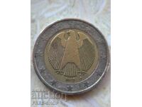 2 Euro 2002 Germany letter D
