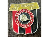 2105 България знак 50г. футболен клуб Локомотив София 1979г.