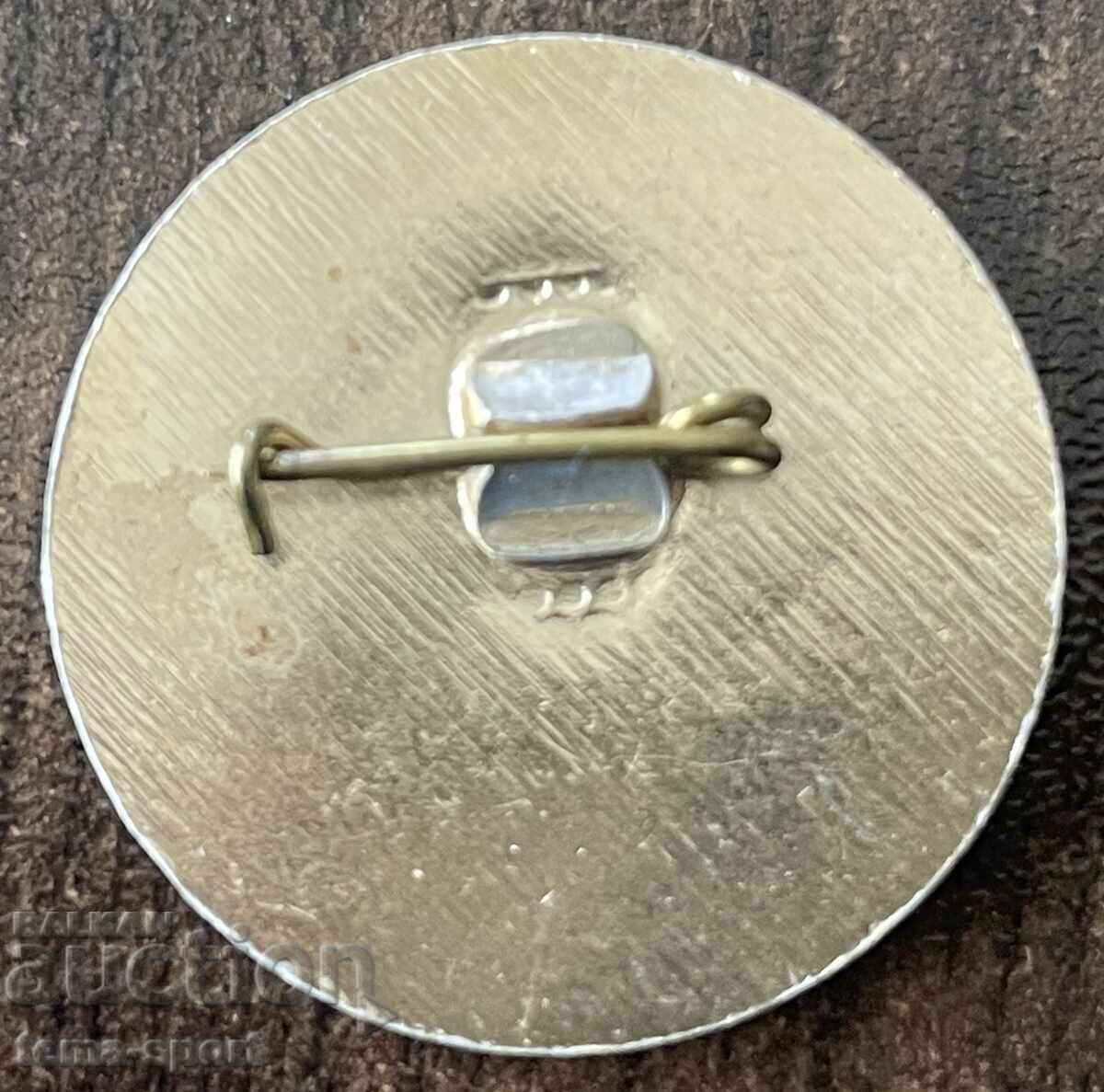 2106 Bulgaria insignă 70 ani clubul de fotbal Slavia Sofia 1983 cu preț € 4.00 | 7.82 BGN