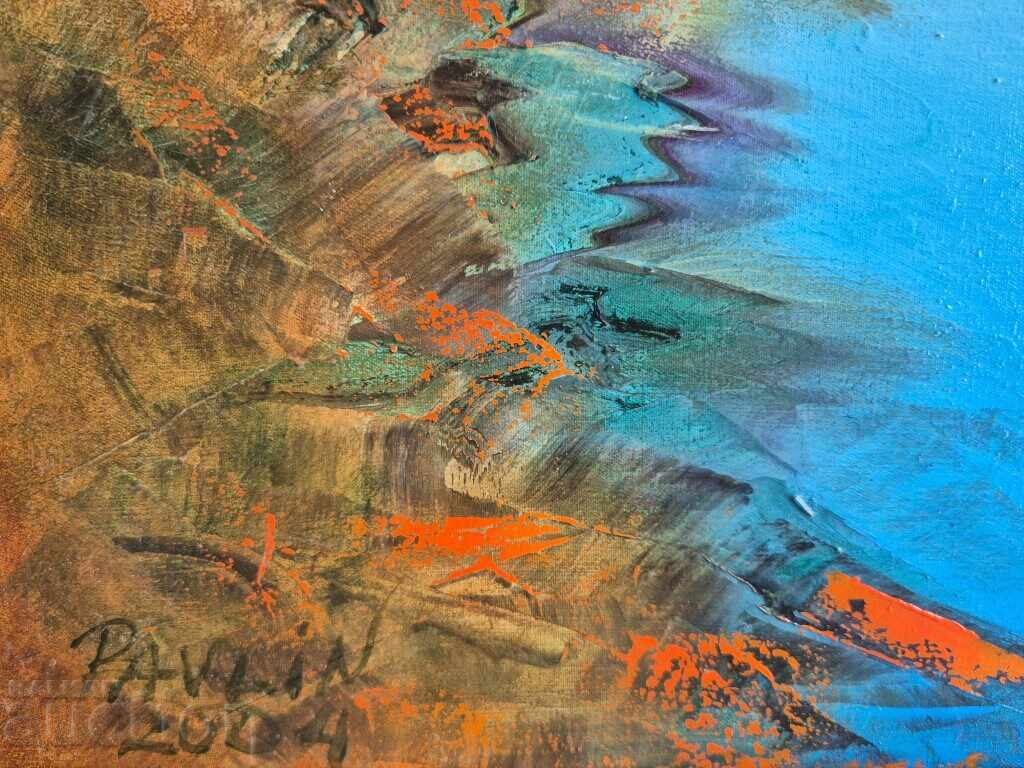 Licitație Pavlin Petrov Dimineață la mare 2004 peisaj în ulei