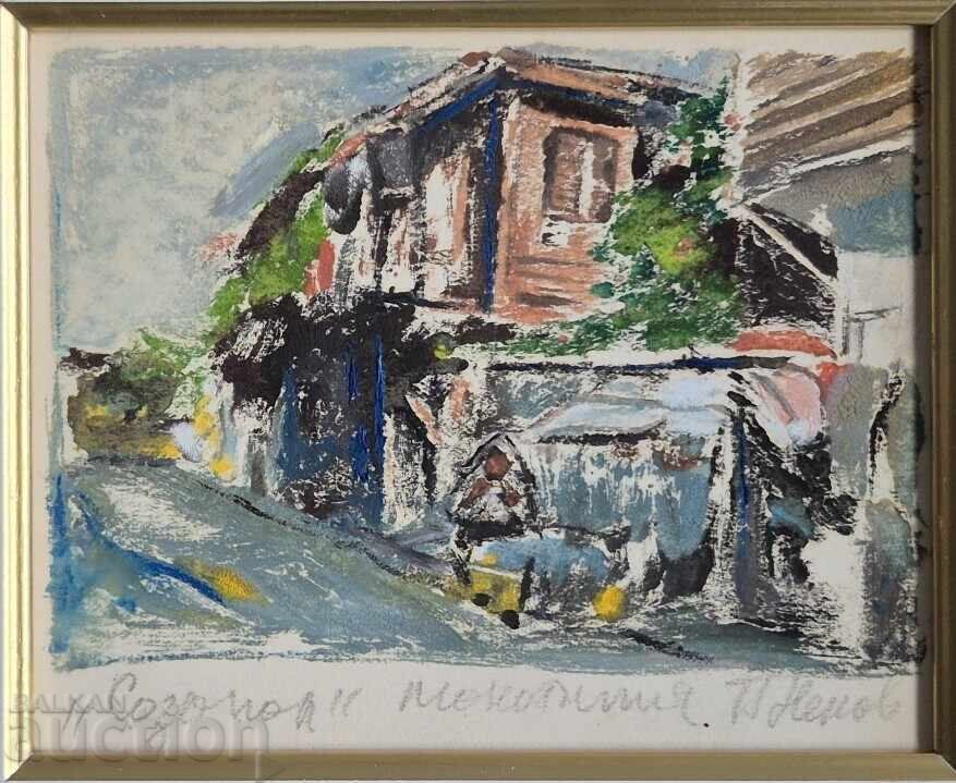 Petar Nenov (1951– ) Sozopol monotipie în ulei cu preț € 140.00 | 273.82 BGN