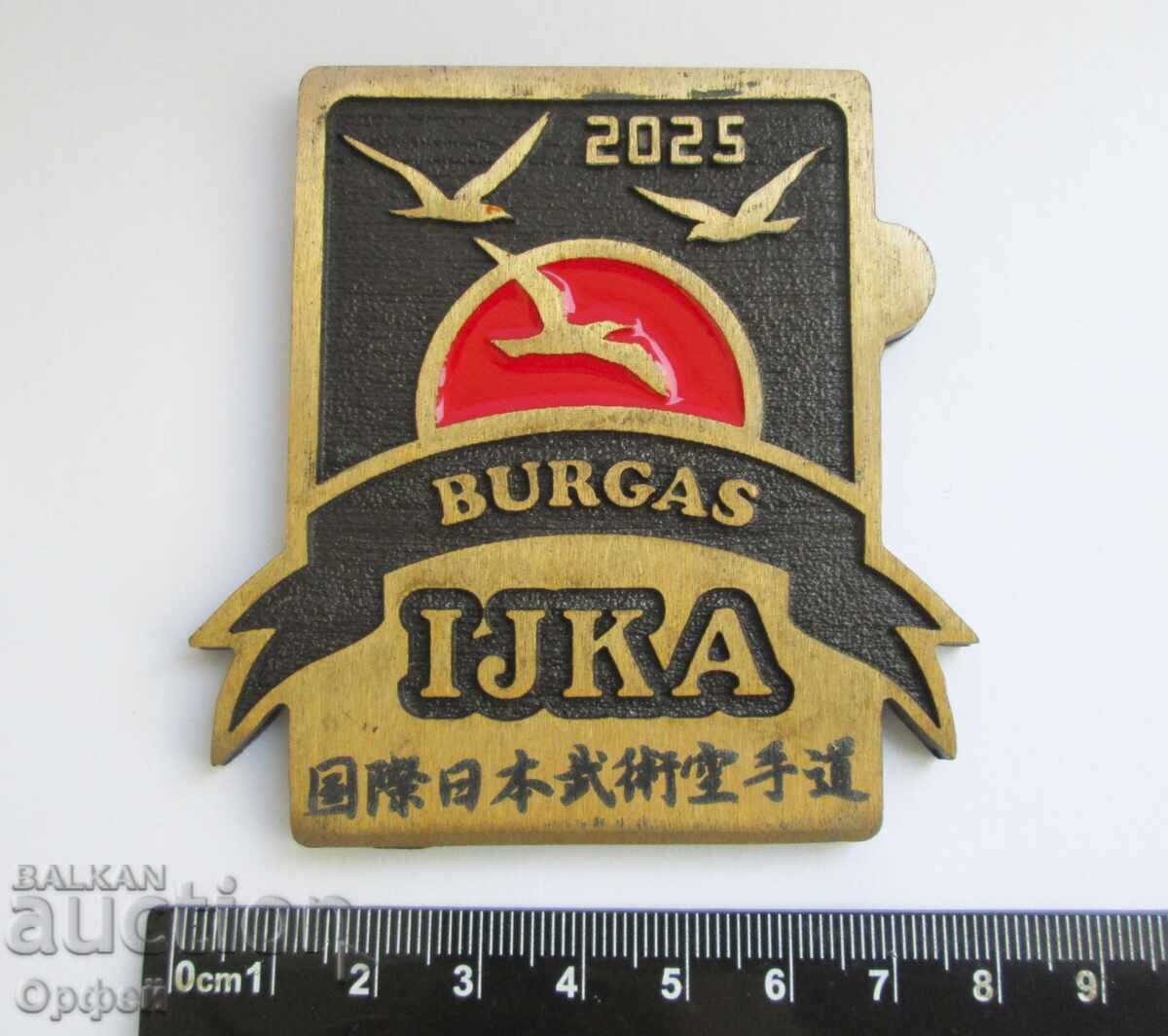 Plachetă medalie de masă Campionatul European de Karate IJKA 2025 cu preț € 25.00 | 48.90 BGN