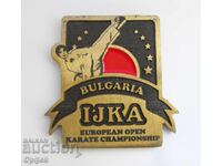 Plachetă medalie de masă Campionatul European de Karate IJKA 2025