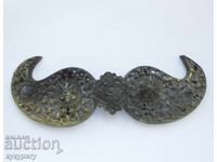 Παλιές σπάνιες μπρούτζινες πόρπες χυτό φιλιγκράν ζώνη παραδοσιακή φορεσιά