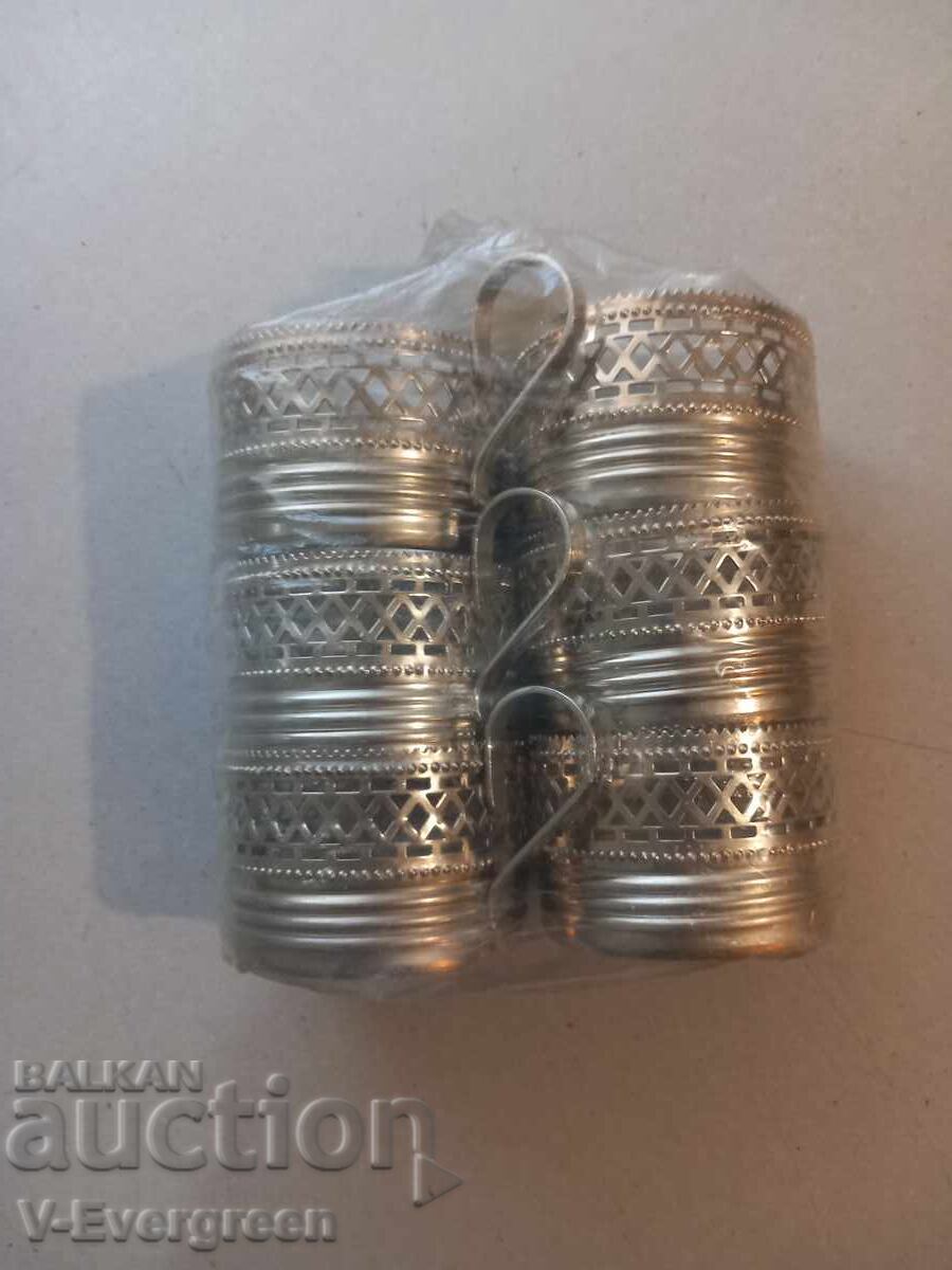 6 buc. Suporturi pentru pahare noi, nefolosite cu preț € 0.01 | 0.02 BGN