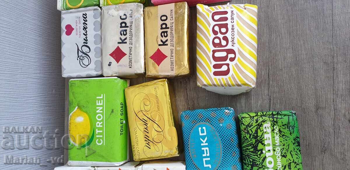 Auction  Vintage socialist soaps - 18 pieces