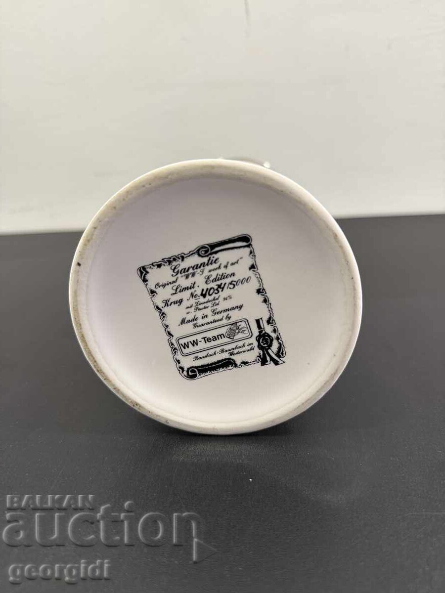 Auction  Collectible beer mug dedicated to the German mark No. 8133