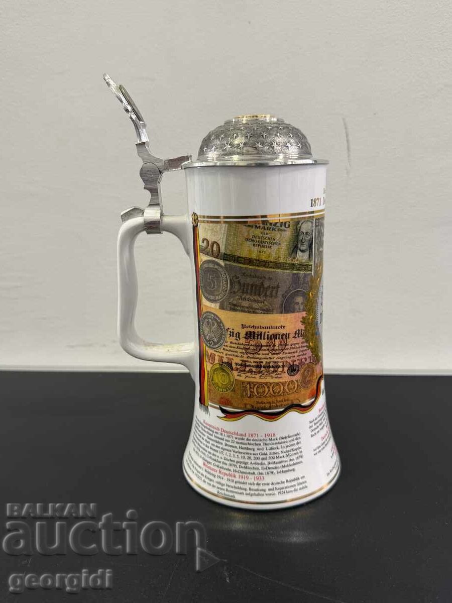 Collectible beer mug dedicated to the German mark No. 8133 - 5