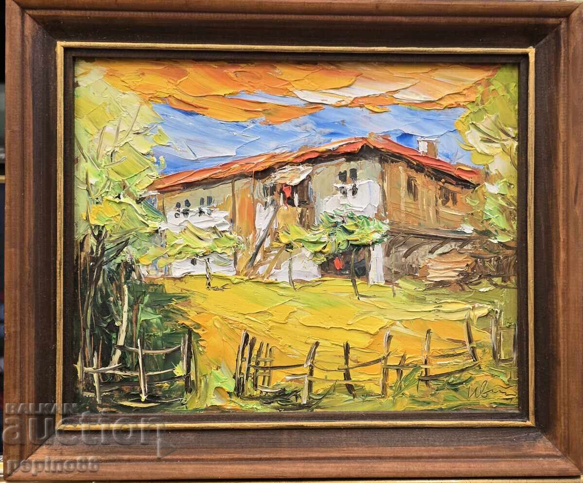 Licitație B.Z.Ts Ivan Angelov - Peisaj din satul Plachkovtsi