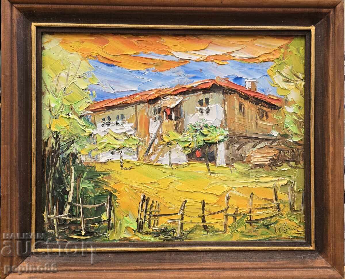 B.Z.Ts Ivan Angelov - Peisaj din satul Plachkovtsi