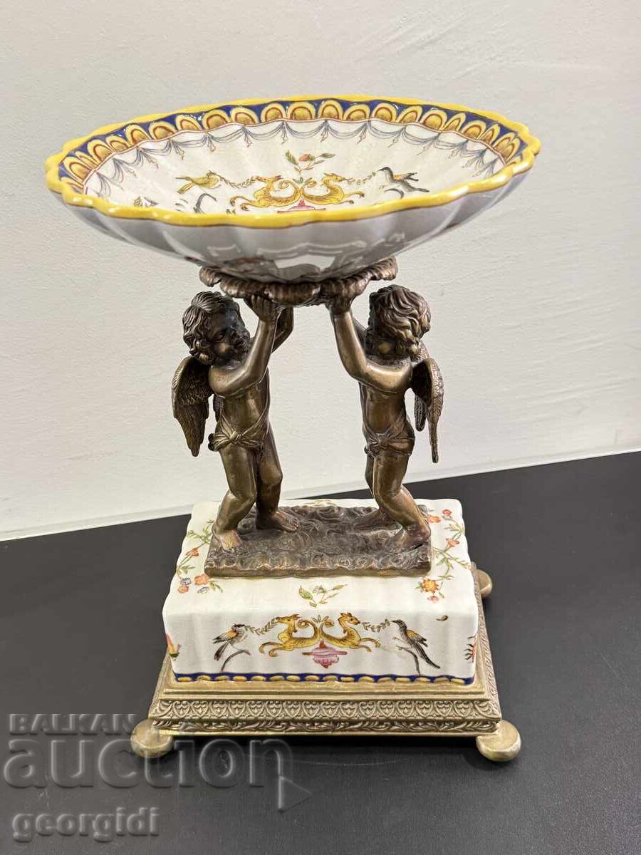 Jardinieră autentică din porțelan Wong Lee 1895 nr. 8134 - 7