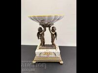 Jardinieră autentică din porțelan Wong Lee 1895 nr. 8134