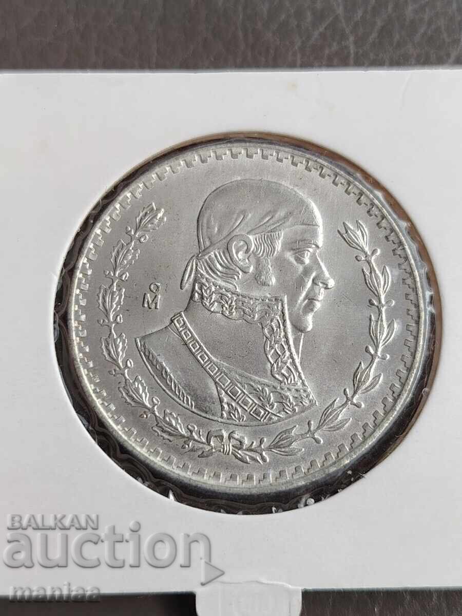 1 peso 1963 Silver Mexico UNC with price € 25.00 | 48.90 BGN