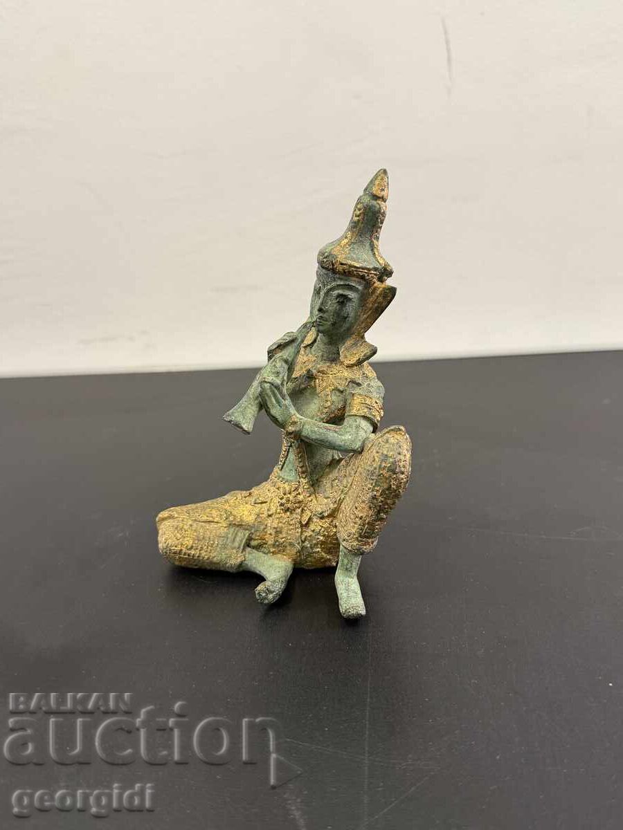 Figurină thailandeză din bronz reprezentând un Thepanom. Nr. 8136