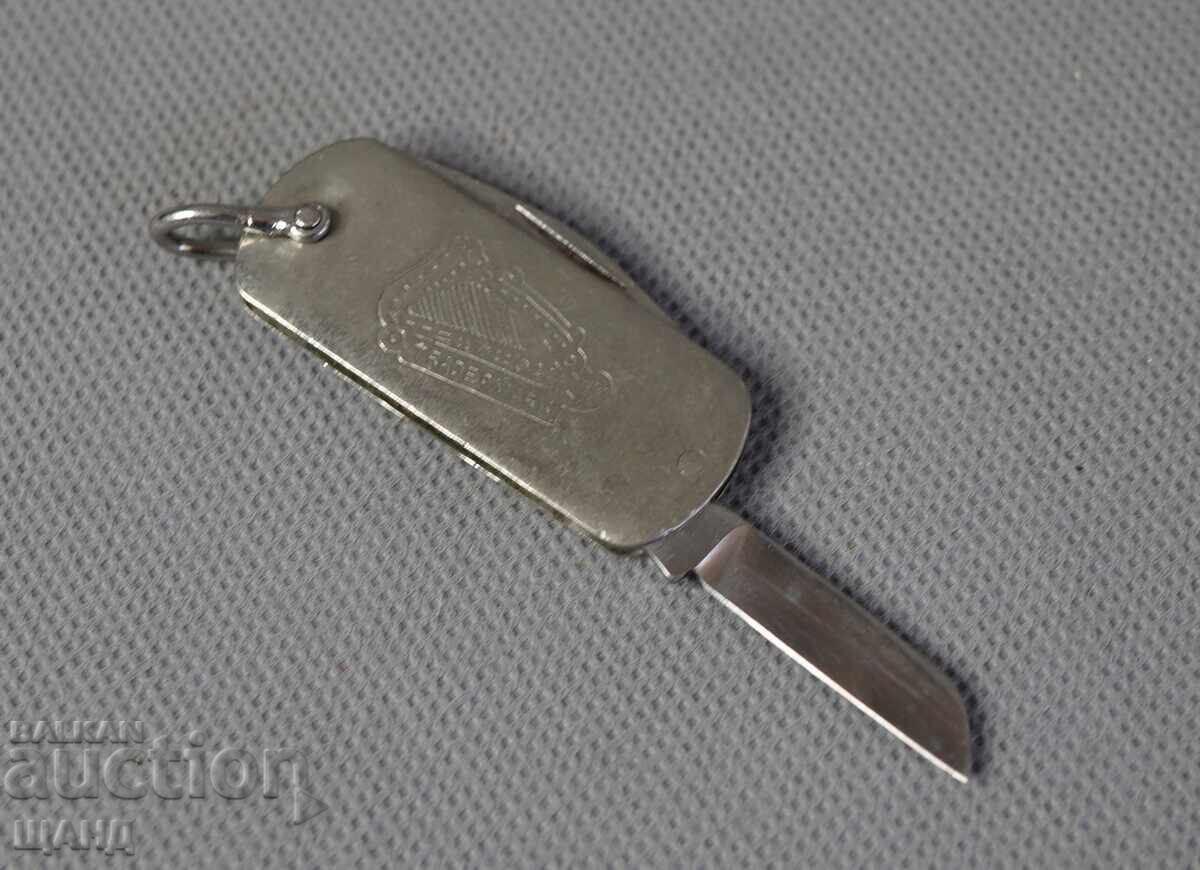 Аукцион GUINNES Старо рекламно джобно сгъваемо ножче