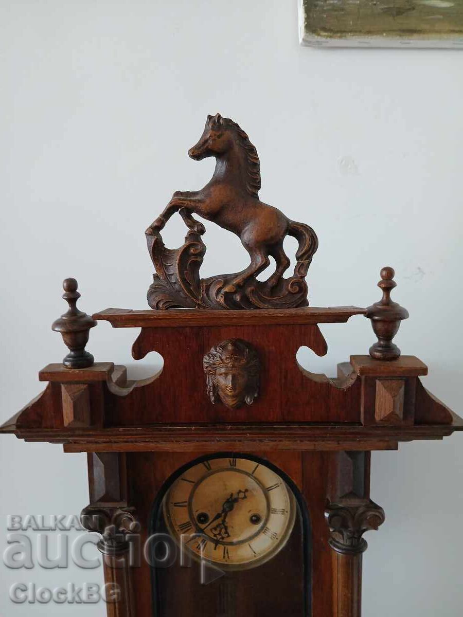 Antique German Wall Clock with Horse with price € 199.00 | 389.21 BGN