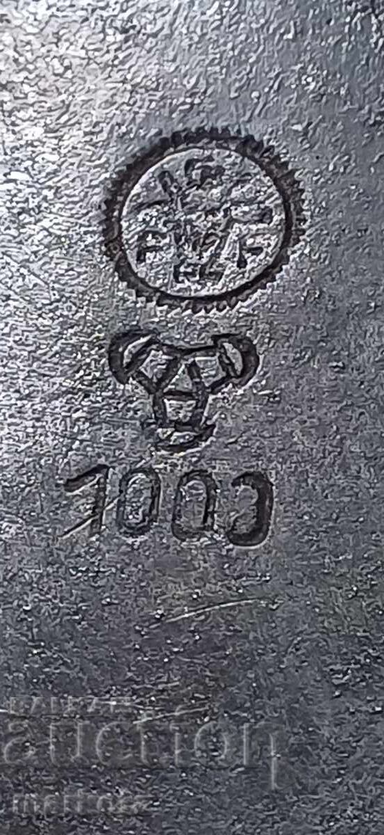 Auction  Rare German axe - "Ochsenkopf" - 1000g - B.Z.C