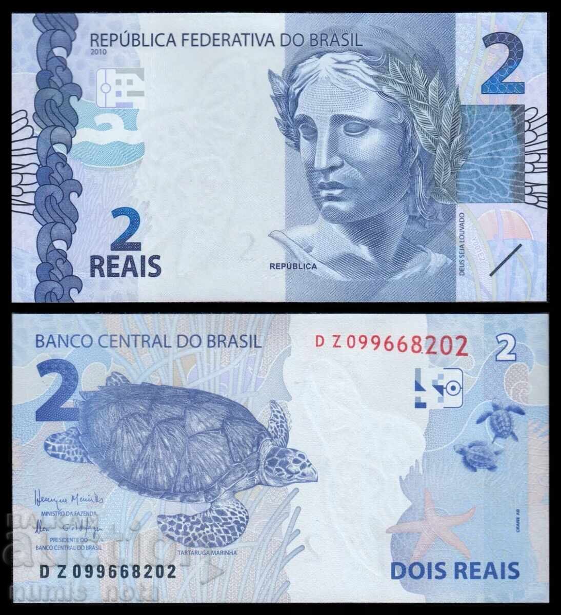 Brazilia 2 reali 2010 UNC