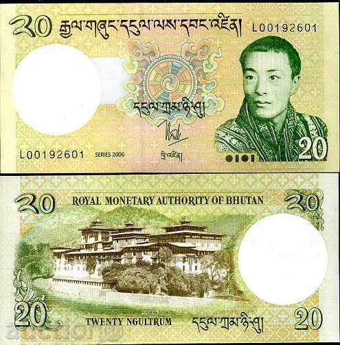 ЗОРБА АУКЦИОНИ  БУТАН 20 НГУЛТРУМ 2006  UNC
