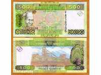 ЗОРБА АУКЦИОНИ  ГВИНЕЯ 500 ФРАНКА 2006   UNC