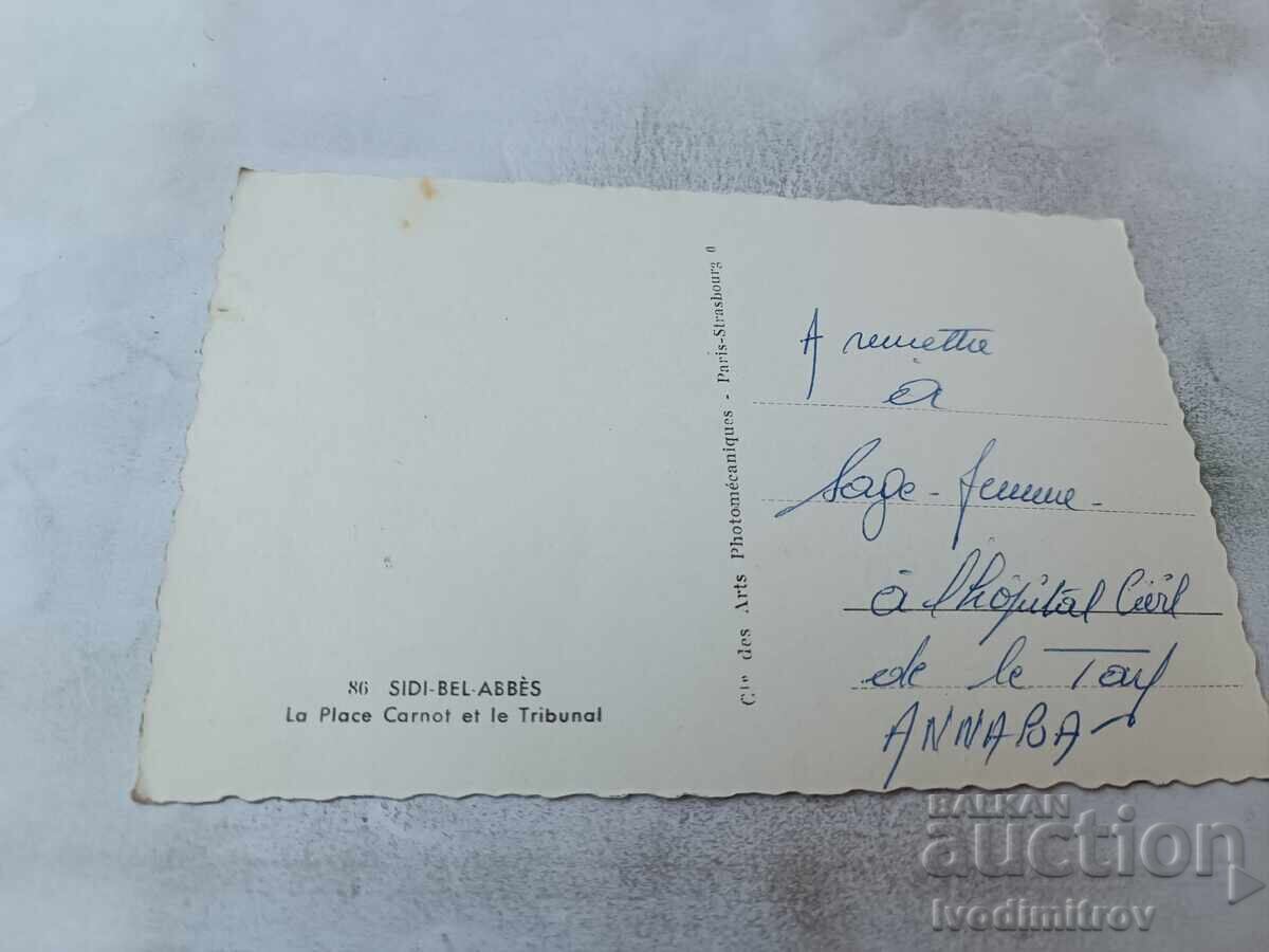 Π Sidi-Bel-Abbes Η Πλατεία Carnot και το Δικαστήριο με τιμή € 0.64 | 1.25 BGN