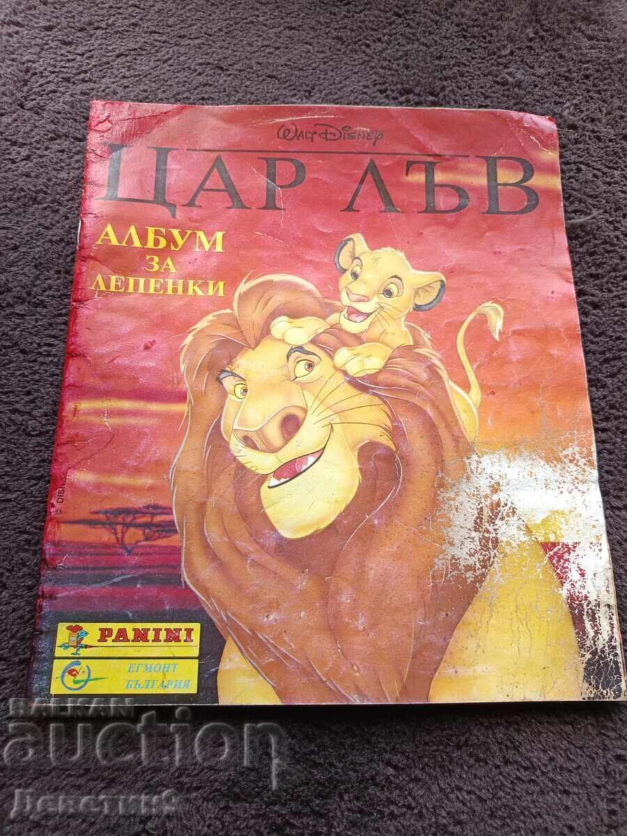 Album cu abțibilduri "Regele Leu"